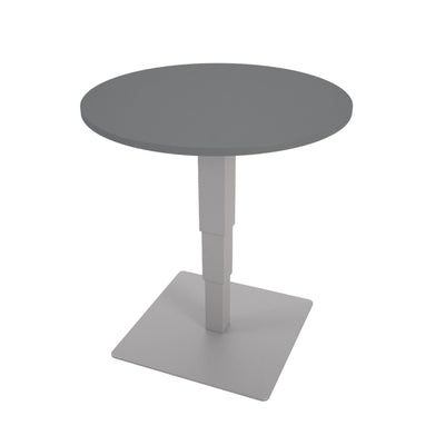 Ronde tafel 70 cm met hoogteverstelling - grijs
