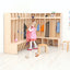 Mariposa garderobe - hoekmodel, hoog