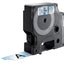 Labeltape Dymo 45800 D1 720820 19mmx7m zwart op transparant