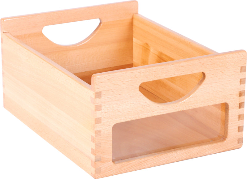 Hout bak met venster - beuken