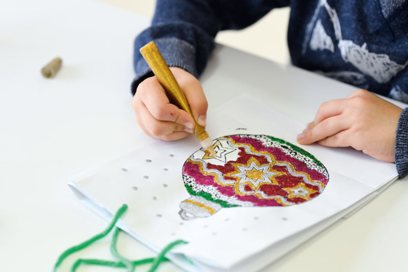 Stempel mega 12,5x16cm - Kerstbal