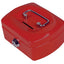 Geldkist Pavo met gleuf 125x95x60mm rood