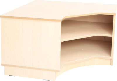 Hoekkast S met plint, intern