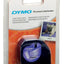 Labeltape Dymo Letratag 12267 plastic 12mm zwart op transp