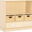 Kast voor houten bakken en mappen, met plint