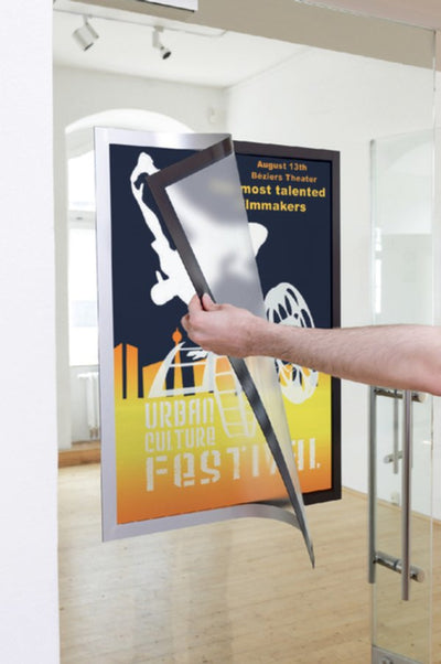 Duraframe Durable 499523 poster A2 zilvergrijs
