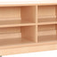 S kast met 1 plank en scheidingswand met plint.