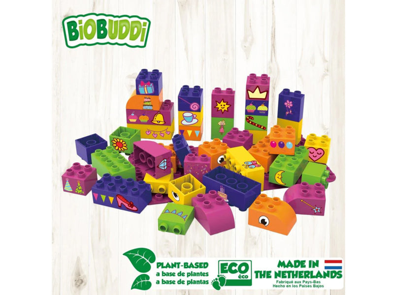 BiOBUDDi Educatieve blokken met basisplaat BB-0007 40dlg.