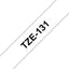 Labeltape Brother P-touch TC-201 12mm zwart op wit