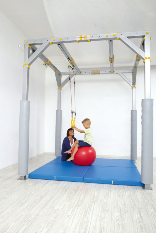 Schommel met trapeze gym ringen