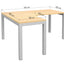 Kvadra hoek bureau tafel 160 cm. links
