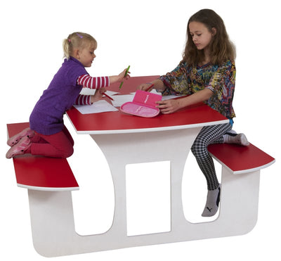 Cats opklaptafel met opbergbak 140cm