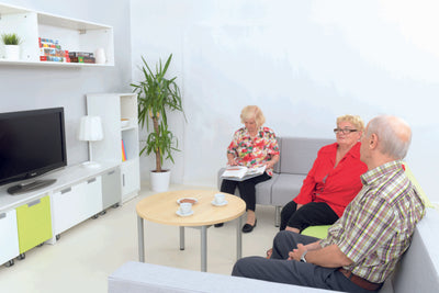 Interne hoekbank, brandvertragend 1, lichtgrijs