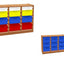 Kast met 3 x 4 bakken