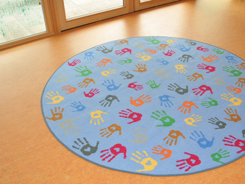 Speelmat rond 200cm - Handjes