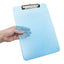 lembord MAUL A4 staand transparant neon blauw