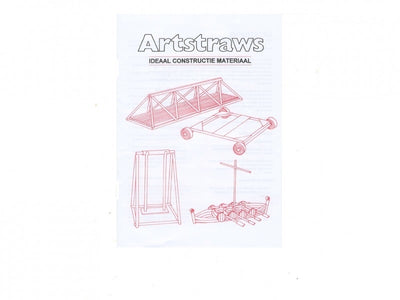 Artstraws 4mm x 40cm 1800 stuks - Wit