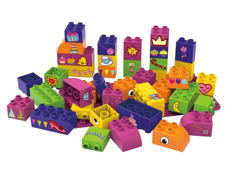 BiOBUDDi Educatieve blokken met basisplaat BB-0007 40dlg.