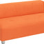 Flexi brede bank, zithoogte 25 cm, oranje