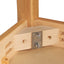 beukenhouten Tafel rond 60 cm. 46-76cm