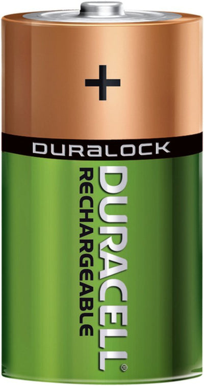 Batterij oplaadbaar Duracell 2xD 3000mAh Plus