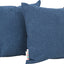 Vierkante kussens, blauw, 2 stuks