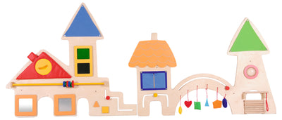 Activiteiten wand stad