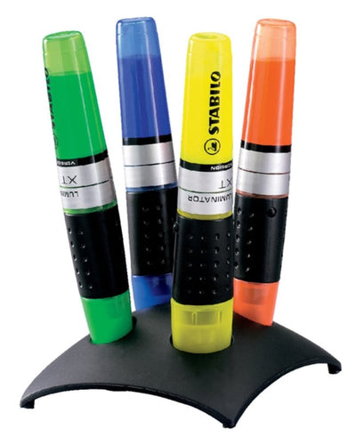 Markeerstift STABILO Luminator 7104-2 bureauset Ã 4 kleuren