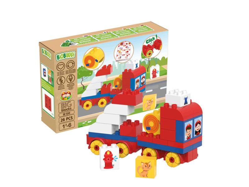 BiOBUDDi Brandweer auto BB-0249