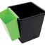 Papierbak kunststof vierkant taps 21liter zwart