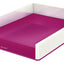 Brievenbak Leitz WOW wit/roze