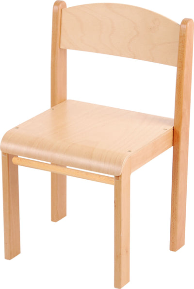 Stapelbare stoel Elise met viltdoppen, maat 1-4