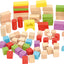 Amy's houten bouwblokken, 100 stuks