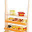 Marktkraam met kisten 71x33x140cm