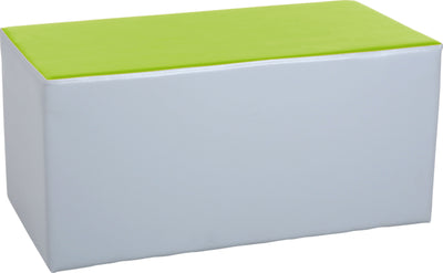 Wachtruimte zitje 40x40x80cm - Grijs/lime