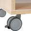Quadro - S kast met 1 plank op wielen of plint