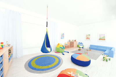 Rond tapijt - diam. 200cm - driekleurig