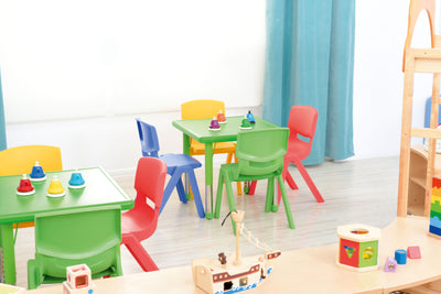 Dumi vierkante tafel - groen