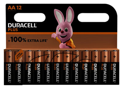 Batterij Duracell Plus 12xAA