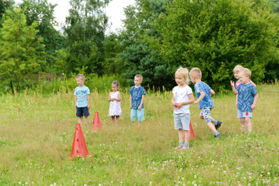 Pionnen met gaten - rood