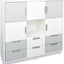 Quadro - L-kast met 9 vakken
