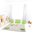 Lage zitbank 35cm zithoogte 20 cm - Lichtgroen