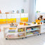 Quadro - S kast met 1 plank op wielen of plint