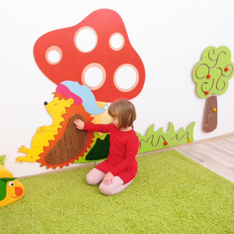 Sensorische applicatie 85x105cm - Slapende egel