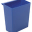 Inzetbak voor vierkante tapse papierbak blauw