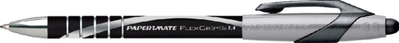 Balpen Paper Mate Flexgrip Elite zwart breed 12 stuks