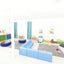 Medium zitbank 75cm zithoogte 26cm - Grijs