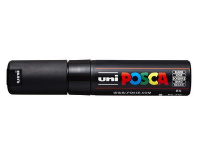 Verfstift Posca brede punt 4.5 - 5.5 mm. zwart