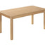 beukenhouten Tafel 140 x 70 cm. 46-76cm