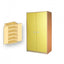 Hoge materiaalkast met planken